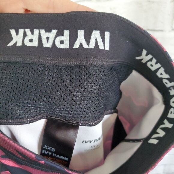 IVY PARK Beyonce Pink Camo Mesh Inset Leggings XXS - Picture 5 of 13
